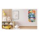 Sticker decorativ, Masca, Multicolor, 90 cm, 1288STK Sticker decorativ, Masca, Multicolor, 90 cm, 1288STK
