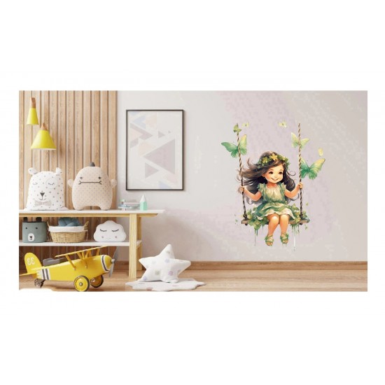 Sticker decorativ, Mica Printesa, Verde, 80 cm, 1268STK Sticker decorativ, Mica Printesa, Verde, 80 cm, 1268STK
