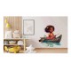 Sticker decorativ, Mica Printesa, Albastru, 62 cm, 1282STK-1 Sticker decorativ, Mica Printesa, Albastru, 62 cm, 1282STK-1
