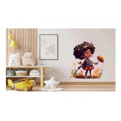 Sticker decorativ, Mica Printesa, Maro, 68 cm, 1282STK Sticker decorativ, Mica Printesa, Maro, 68 cm, 1282STK