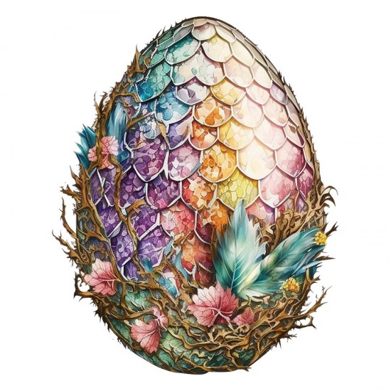 Sticker decorativ, Ou de Dinozaur, Multicolor, 75 cm, 1207STK Sticker decorativ, Ou de Dinozaur, Multicolor, 75 cm, 1207STK