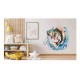 Sticker decorativ, Peste, Albastru, 61 cm, 1273STK-3 Sticker decorativ, Peste, Albastru, 61 cm, 1273STK-3