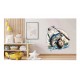 Sticker decorativ, Peste, Albastru, 66 cm, 1273STK-5 Sticker decorativ, Peste, Albastru, 66 cm, 1273STK-5