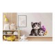 Sticker decorativ, Pisicute, Alb, 76 cm, 1251STK Sticker decorativ, Pisicute, Alb, 76 cm, 1251STK