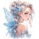 Sticker decorativ, Printesa, 73 cm, 1373STK-2 Sticker decorativ, Printesa, 73 cm, 1373STK-2