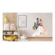 Sticker decorativ, Tineri Casatoriti, Alb, 64 cm, 1284STK-1 Sticker decorativ, Tineri Casatoriti, Alb, 64 cm, 1284STK-1