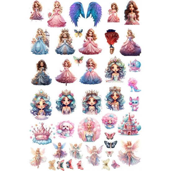 Sticker decorativ Waterproof cu Printese, 90x60 cm, 1304STK Sticker decorativ Waterproof cu Printese, 90x60 cm, 1304STK