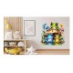 Sticker decorativ cu Broscute, Multicolor, 60 cm, 1200STK Sticker decorativ cu Broscute, Multicolor, 60 cm, 1200STK