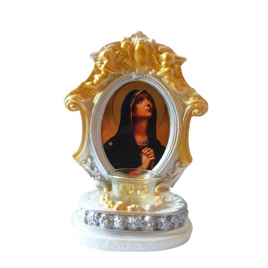 Suport Lumanare, Maica Domnului, 24 cm, GXL038 Suport Lumanare, Maica Domnului, 24 cm, GXL038